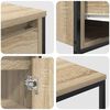 vidaXL Bathroom Furniture Set with Drawer 3 pcs Sonoma oak and Black