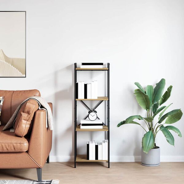 vidaXL Bookshelf Artisan Oak 40 x 30 x 119 cm Engineered Wood