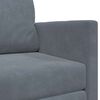 vidaXL Folding Sofa Bed Dark Grey 124 x 71 x 78 cm Velvet