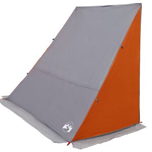 vidaXL Tailgate Tent Grey and Orange 190 x 150 x 185 cm Taffeta