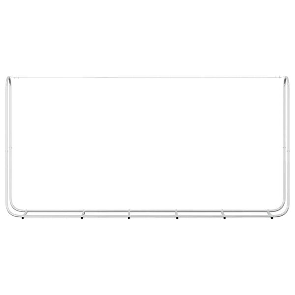 vidaXL Firewood Rack Wire 300x25x150 cm Galvanised steel