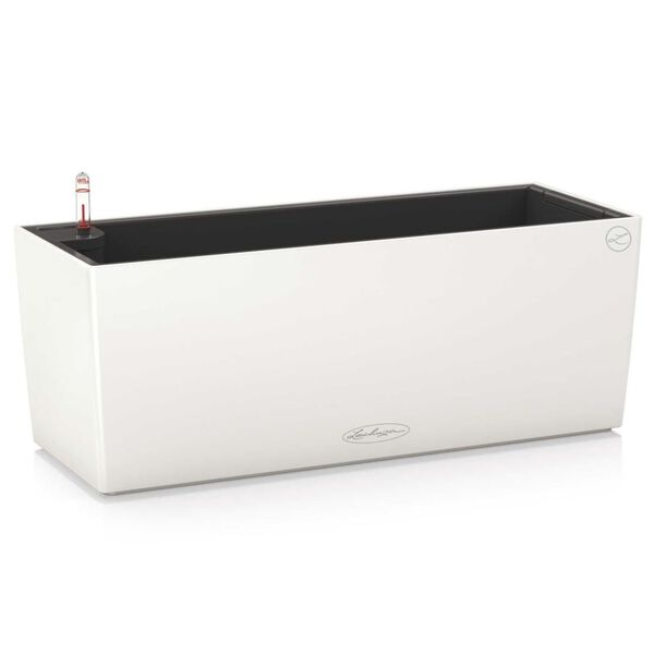 LECHUZA Planter Balconera Color 50 ALL-IN-ONE White 15670