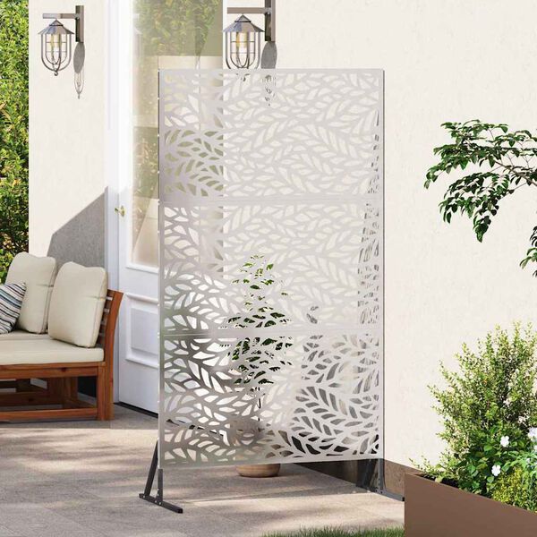 vidaXL Privacy Screen Grey 100 x 50 x 180 cm Steel