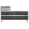 vidaXL Shoe Cabinet Concrete Grey 102x36x60 cm Engineered Wood