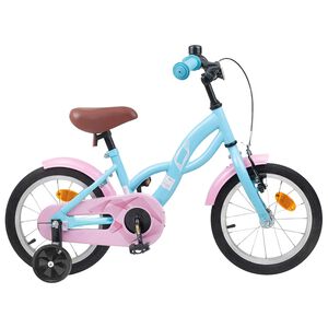 vidaXL Kids Bike 12 Inches for 2-4 Years Old Light Blue