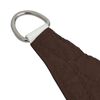 vidaXL Sunshade Sail Oxford Fabric Triangular 6x6x6 m Brown