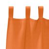 vidaXL Blackout Curtains with Rings 2 pcs Bright Orange 245 x 140 cm