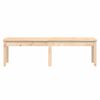 vidaXL 2-Seater Garden Bench 159.5x44x45 cm Solid Wood Pine