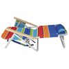 Eurotrail 2-in-1 Beach Chair Sete Colour Stripes