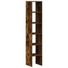 vidaXL Bookcases 2 pcs Stackable Smoked Oak 30x30x80 cm Engineered Wood