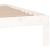 vidaXL Bed Frame without Mattress White Solid Wood 150x200cm King Size