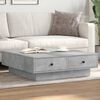 vidaXL Coffee Table Concrete Grey 90x90x28 cm Engineered Wood