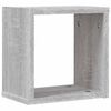 vidaXL Wall Shelves 2 pcs Grey Sonoma 26 x 15 x 26 cm Engineered Wood