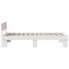 vidaXL Bed Frame with Headboard White 90 x 190 cm Solid Pine Wood