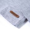 Kids' T-shirt with Long Sleeves Grey Melange 104