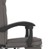 vidaXL Reclining Office Chair Grey Faux Leather