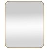 vidaXL Wall-mounted Mirror Gold 50x60 cm Rectangle