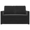 vidaXL Folding Sofa Bed Black 122 x 70 x 60 cm Velvet
