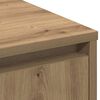vidaXL LED Sideboard Artisan Oak 90 x 32 x 75 cm Engineered Wood