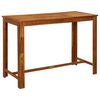 vidaXL 7 Piece Garden Bar Set Solid Wood Acacia