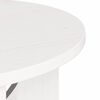 vidaXL Coffee Table White 50 x 50 x 35 cm Solid pine wood