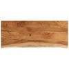 vidaXL Table Top 110x40x2.5 cm Rectangular Solid Wood Acacia Live Edge