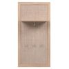 Finori Coat Rack Bali 41B Sonoma Oak and Natural Cane Print