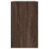 vidaXL Wall Cabinet Brown Oak 75x35x60 cm Engineered Wood