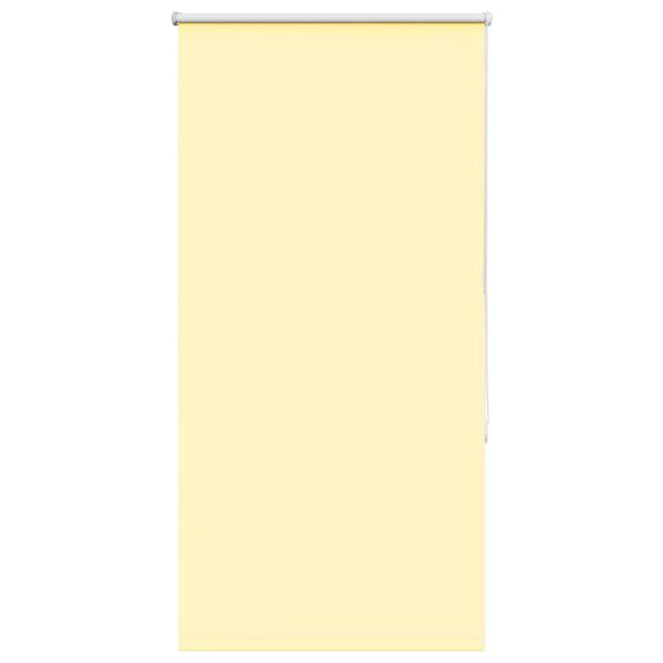vidaXL Roller Blind Blackout Yellow 75x150 cm Fabric Width 70.7 cm Polyester