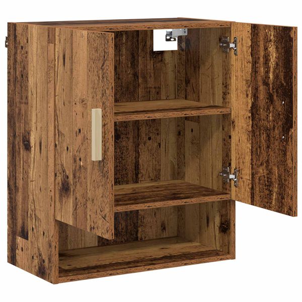 vidaXL Wall Cabinet Old Wood 60 x 31 x 70 cm Engineered Wood