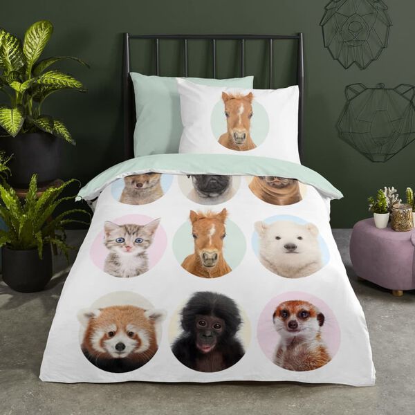 Good Morning Kids Duvet Cover YOUNG A 140x200/220 cm Multicolour