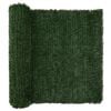 vidaXL Artificial Fence Dark Green 1.5 x 3 m PVC and Steel