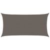 vidaXL Sunshade Sail HDPE 2x3.5 m Anthracite