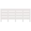 vidaXL Headboard White 140x3x80 cm Solid Wood Pine