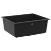 vidaXL Sink Black 530 x 460 mm 80% Quartz and 20% Resin