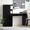 vidaXL Desk 2 pcs Black Oak
