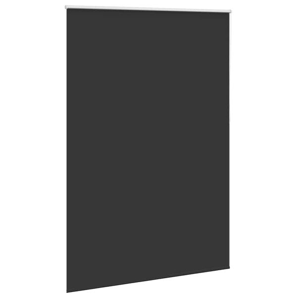 vidaXL Roller Blind Blackout 160 x 230 cm Black