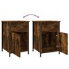 vidaXL Bedside Cabinets 2 pcs Smoked Oak 40x42x60 cm Engineered Wood