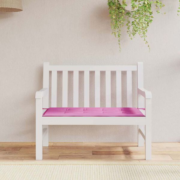 vidaXL Garden Bench Cushion Pink 120 x 50 x 4 cm Oxford fabric