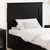 vidaXL Headboard with Headboard Black Oak 75 cm Engineered Wood