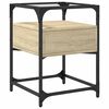 vidaXL Bedside Cabinet Sonoma Oak 40x40x55 cm Engineered Wood