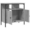 vidaXL Bathroom Sink Cabinet Grey Sonoma 60x30x60 cm Engineered Wood