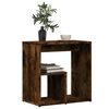 vidaXL Side Table Smoked Oak 50x30x50 cm Engineered Wood