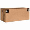 vidaXL Wall Cabinet Old wood 80 x 36.5 x 35 cm Engineered wood