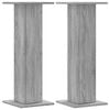 vidaXL Plant Stands 2 pcs Grey Sonoma 30x30x80 cm Engineered Wood