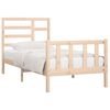 vidaXL Bed Frame without Mattress 90x200 cm Solid Wood Pine