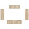 vidaXL TV Cabinet 5 pcs Sonoma Oak