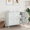 vidaXL Sideboard White 100.5x39x79 cm Steel