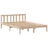 vidaXL Bookcase Bed without Mattress 150x200 cm King Solid Wood Pine