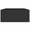 vidaXL Wall-mounted Drawer Shelves 2 pcs Black 40x23.5x10cm MDF